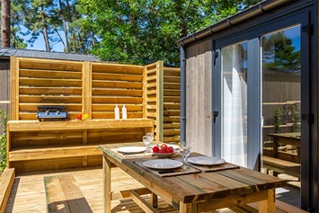 Glampingunterkunft: Mobilheim Privilege Club 6 Pers 3 Zimmer Tropische Dusche von Vacanceselect auf Camping Verdon Parc