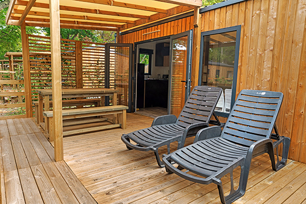 Camping de lujo - Torreilles - Camping Les Dunes - Vacanceselect Mobilheim Privilege 4 Personen 2 Zimmer von Vacanceselect auf Camping Les Dunes