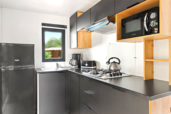 Glampingunterkunft: Mobilheim Privilege 4 Personen 2 Zimmer von Vacanceselect auf Camping Les Dunes