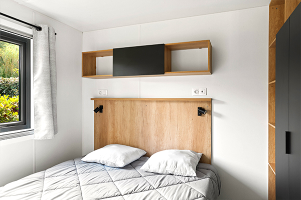 Glampingunterkunft: Mobilheim Privilege 4 Personen 2 Zimmer von Vacanceselect auf Camping Les Dunes