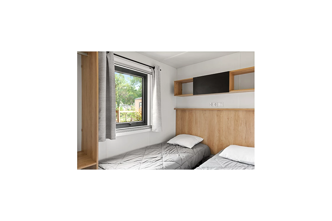 Glampingunterkunft: Mobilheim Privilege 6 Personen 3 Zimmer 2 Badezimmer von Vacanceselect auf Camping Les Dunes