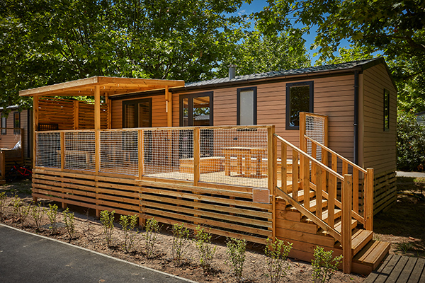 Glampingunterkunft: Mobilheim Privilege Club 6 Personen 3 Zimmer  von Vacanceselect auf Camping La Plage d'Argens