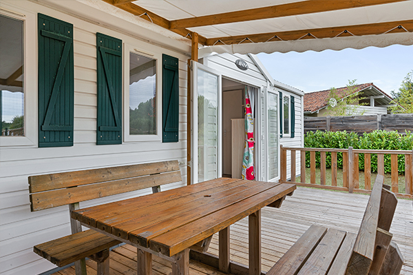 Luxe kamperen - Art der Unterkunft: Mobilheim - Italië - Camping Grande Italia - Vacanceselect Mobilheim Moda 6 Personen 3 Zimmer Klimaanlage von Vacanceselect auf Camping Grande Italia