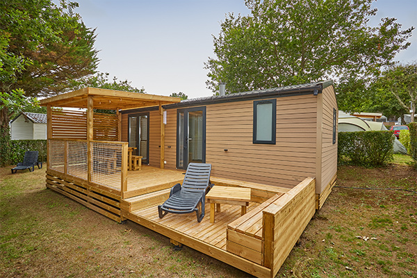 Glampingunterkunft: Mobilheim Privilege Club 4 Personen 2 Zimmer  von Vacanceselect auf Camping La Grande Métairie