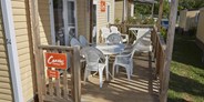Luxuscamping - Hérault - Mobilheim Moda 5/6 Pers 2 Zimmer AC von Vacanceselect auf Camping Les Méditerranées - Beach Garden