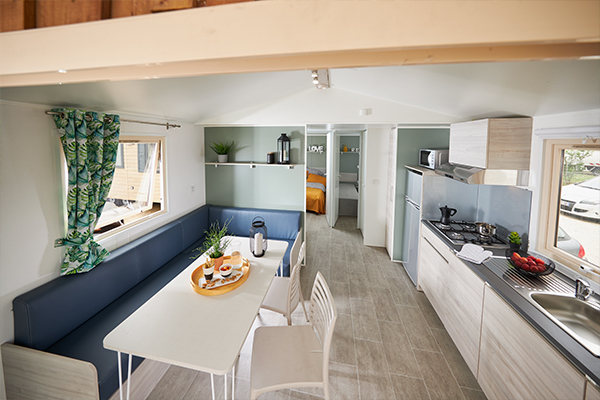 Luksuzno kampiranje - Katalonija - Camping Enmar - Vacanceselect Mobilheim Moda 4/5 Personen 2 Zimmer Klimaanlage von Vacanceselect auf Camping Enmar