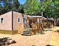Glampingunterkunft: Mobilheim Moda 6 Personen 3 Zimmer Klimaanlage von Vacanceselect auf Camping Cala Llevadó