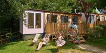 Luxuscamping - Mobilheim Moda 5/6 Personen 2 Zimmer Klimaanlage von Vacanceselect auf Camping Villaggio Rubicone