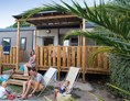 Glampingunterkunft: Mobilheim Moda 6 Personen 3 Zimmer Klimaanlage von Vacanceselect auf Camping Domaine du Colombier