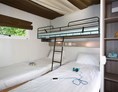 Glampingunterkunft: Hybridlodge Clever 4/5 Pers 2 Zimmer Badezimmer von Vacanceselect auf Camping Baia Blu La Tortuga