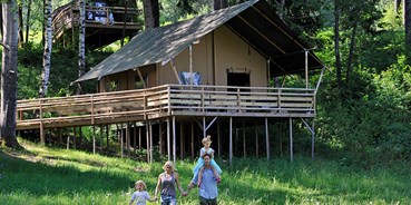Luxuscamping - PLZ 6161 (Österreich) - Safari-Lodge-Zelt "Lion" - Safari-Lodge-Zelt "Lion" am Nature Resort Natterer See
