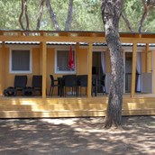 Luxuscamping: Luxusmobilheim von Gebetsroither am Camping Orbetello