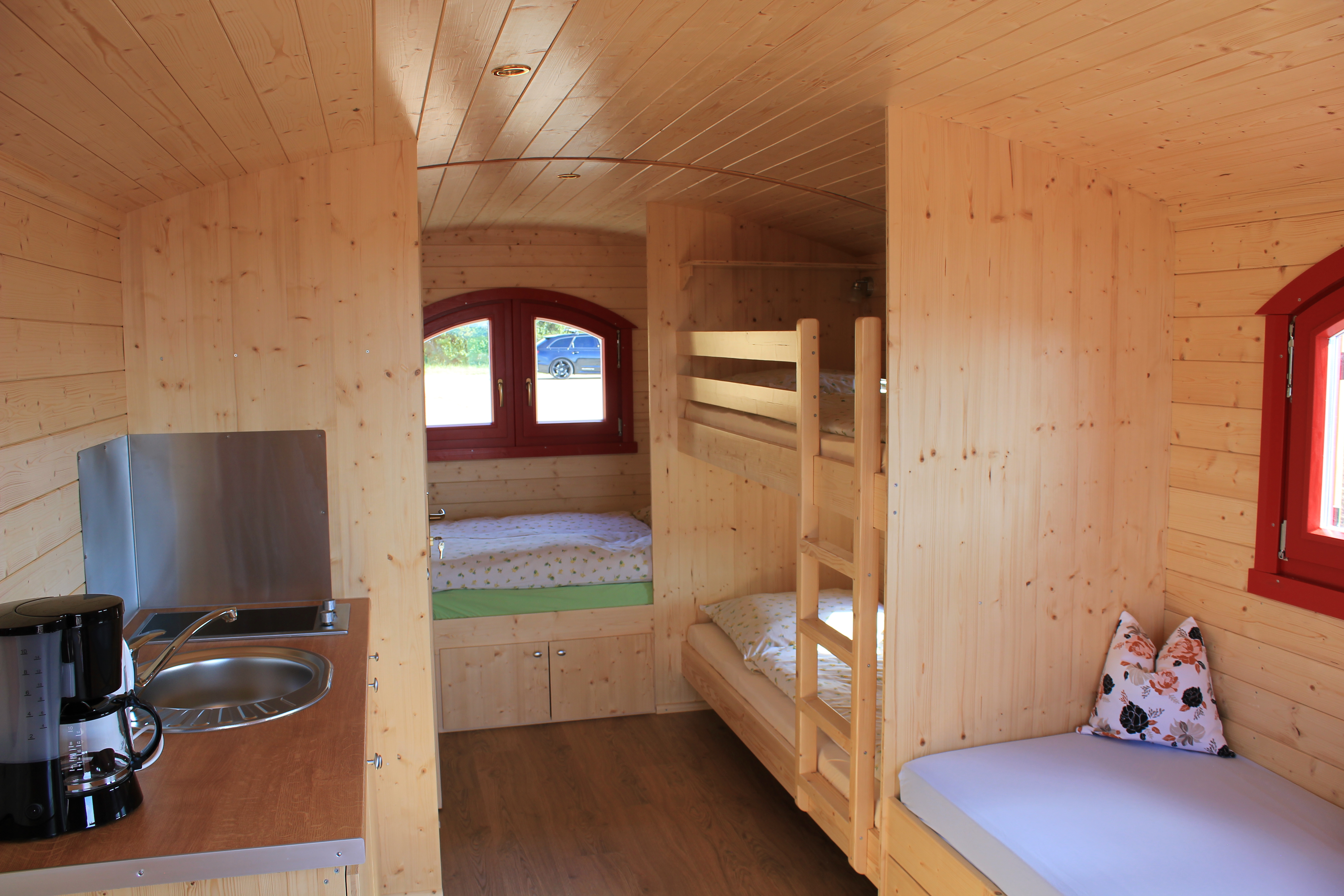 Glampingunterkunft: Zirkuswägen am Mohrenhof Franken, Glamping bei Rothenburg ob der Tauber