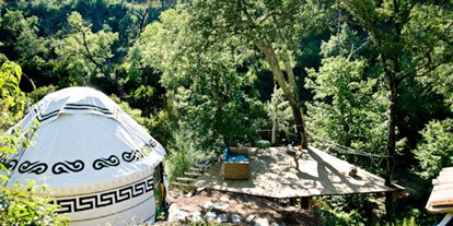 Luxuscamping - Art der Unterkunft: Jurte - Bildquelle: http://walnut-tree-farm.com/yurt/ - The Walnut Tree Farm Yurt