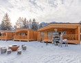 Glampingunterkunft: Im Winter - Alpine Lodges am Camping Olympia