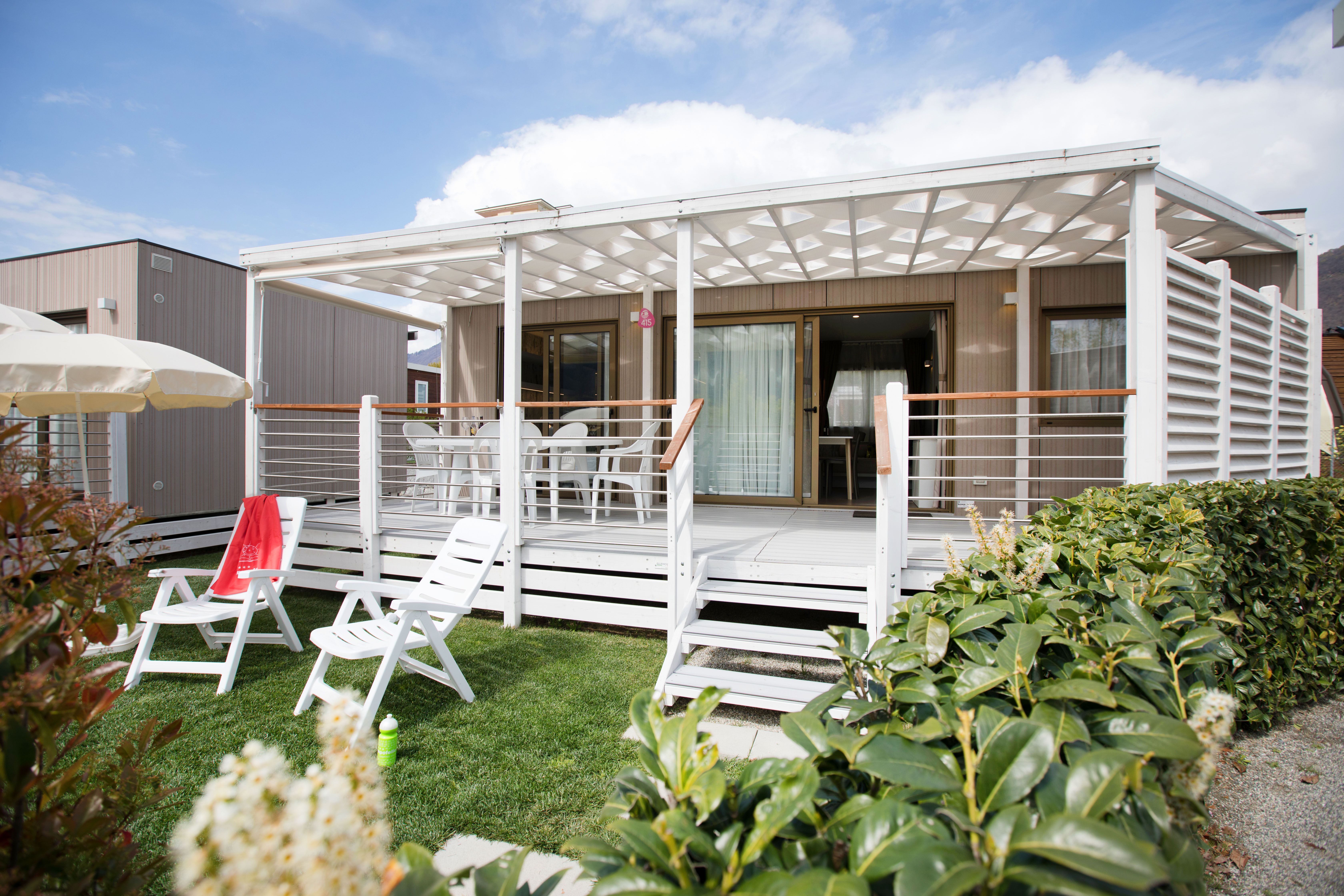 Glampingunterkunft: Verzasca Lodge 5 auf Campofelice Camping Village