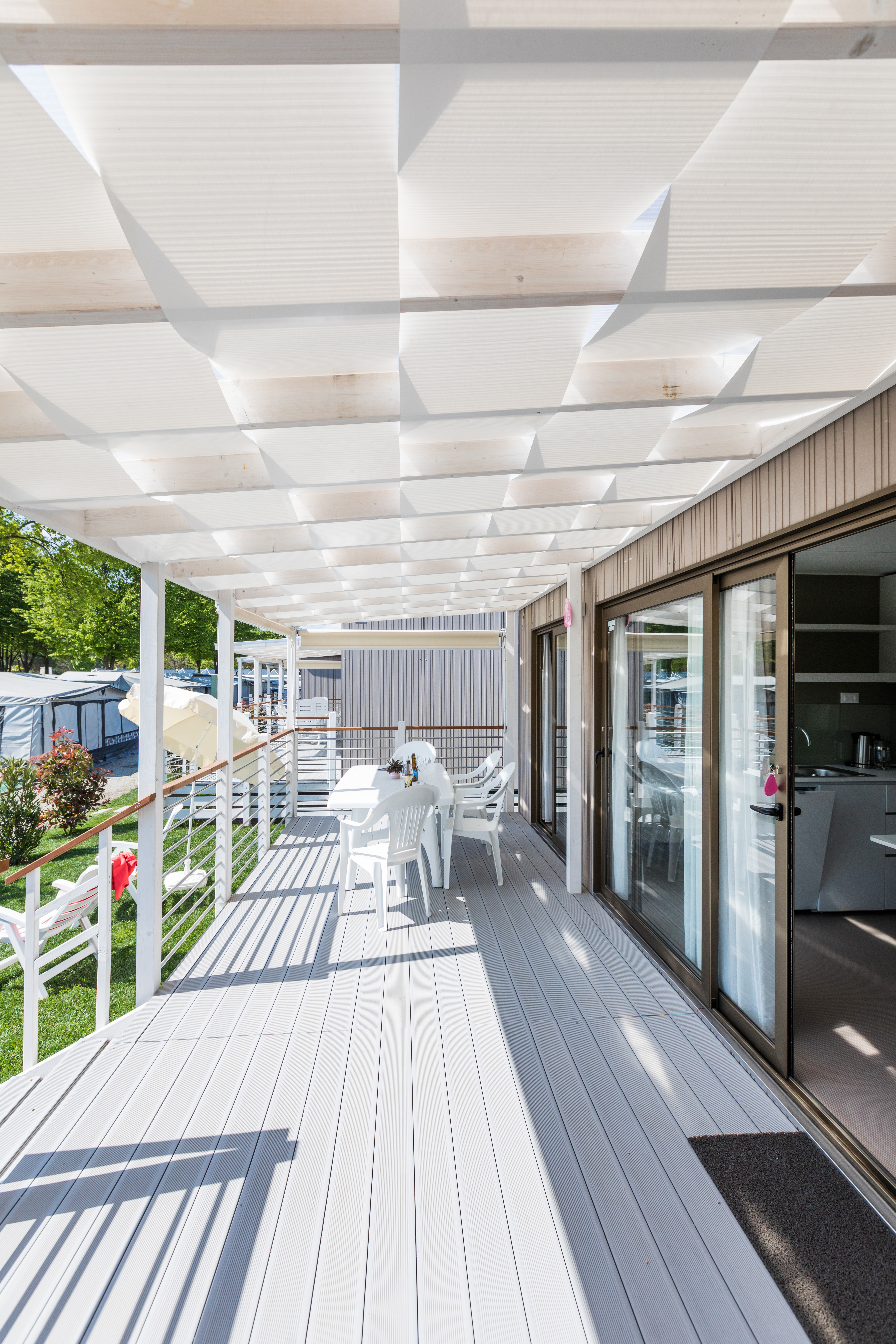 Glampingunterkunft: Verzasca Lodge 5 auf Campofelice Camping Village