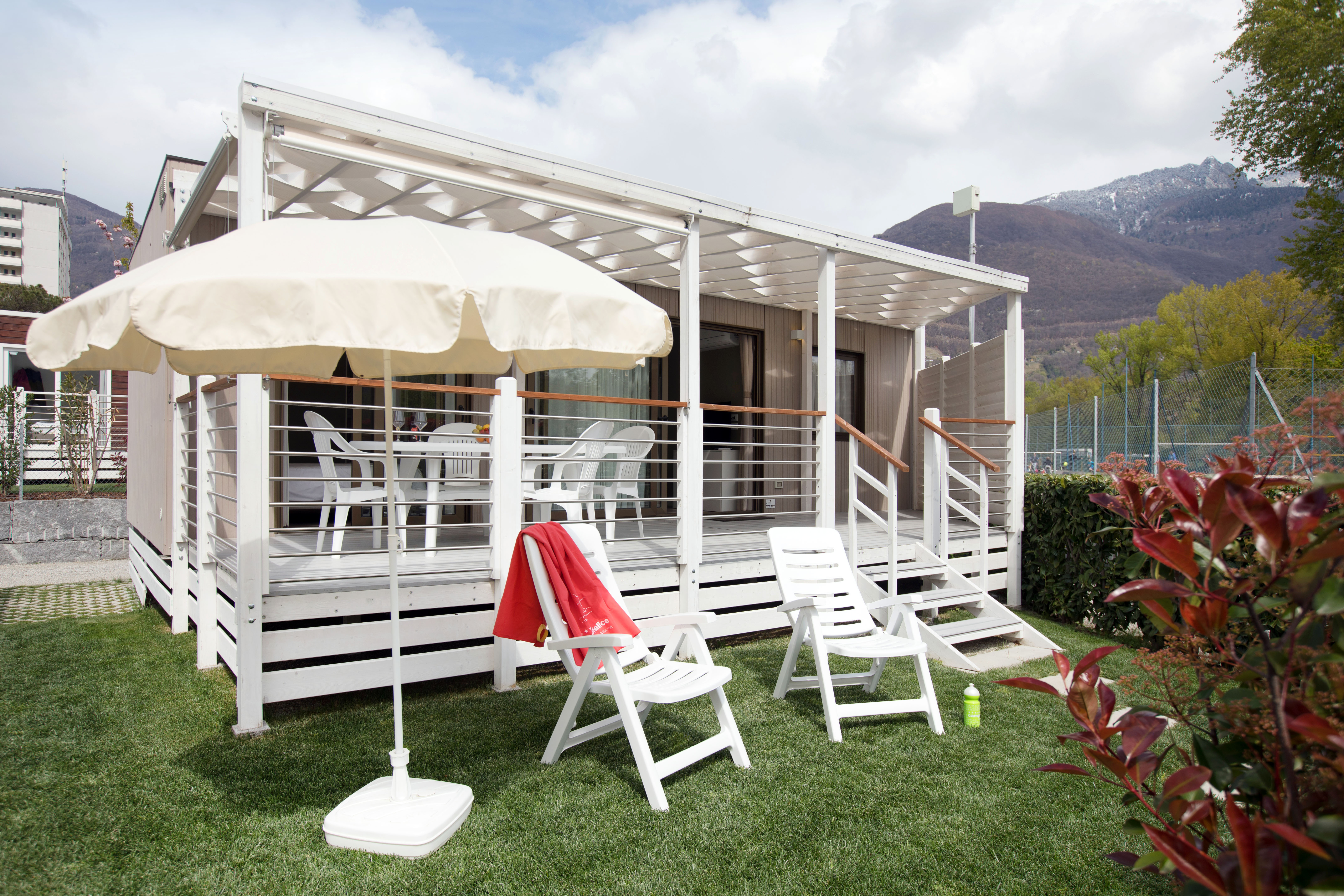 Glampingunterkunft: Verzasca Lodge 5 auf Campofelice Camping Village