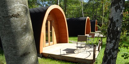 Luxuscamping - Whirlpool - Premium Pod  - Nord-Ostsee Camp Premium Camping Pod