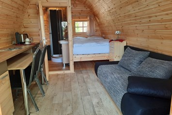 Glampingunterkunft: Premium Pod mit Duschbad - Nord-Ostsee Camp Premium Camping Pod