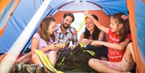 Luxuscamping - Art der Unterkunft: Campingfahrzeug - Übernachten im Birkenwäldchen mit Zelt - Trixi Ferienpark Zittauer Gebirge Trixi Ferienpark Zittauer Gebirge