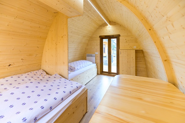 Luxuscamping - Thüringen - Family-Pod für max. 4 Personen - Campingpark Erfurt Family- und Trekking-Pods