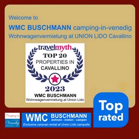 Glampingunterkunft: Auszeichnung Top 20 Properties in Cavallino - Deluxe Caravan mit Einzelbett / Dusche