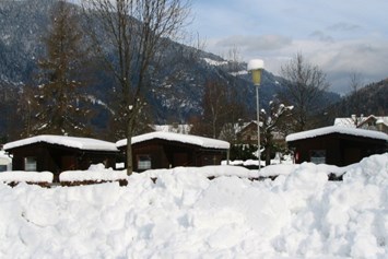 Glampingunterkunft: Chalets im Winter - Chalets auf Camping Brunner am See