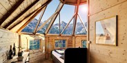 Luxuscamping - Langlaufloipe - Schlafzimmer Traumnest Glamping - Traumnest Glamping Hahnenmoos Adelboden
