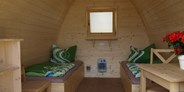 Luxuscamping - PLZ 08543 (Deutschland) - Innenansicht ECLU S (2 Einzelbetten) - ECLU - Größe S auf Campingplatz Gunzenberg