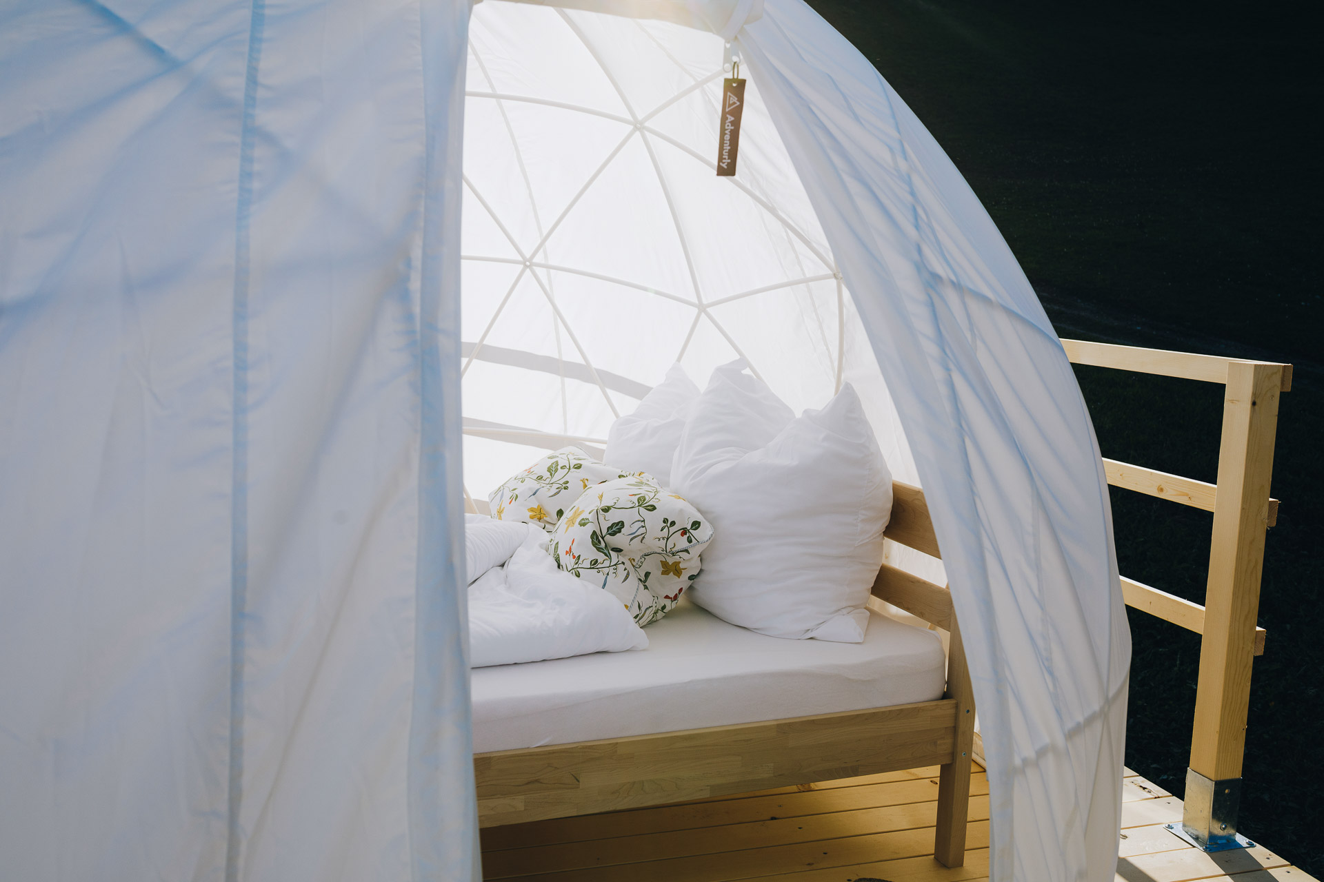 Glampingunterkunft: Adventurly Bubble-Suite