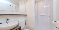 Luxuscamping - Badezimmer - Glamping Zelt Typ Premium auf Camping Čikat 