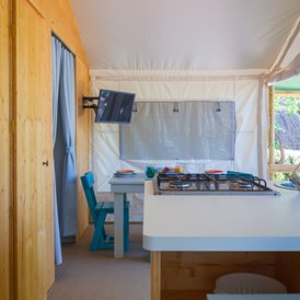 Glampingunterkunft: Glamping Tent Country Loft auf Camping Lacona Pineta - Glamping Tent Country Loft auf Camping Lacona Pineta