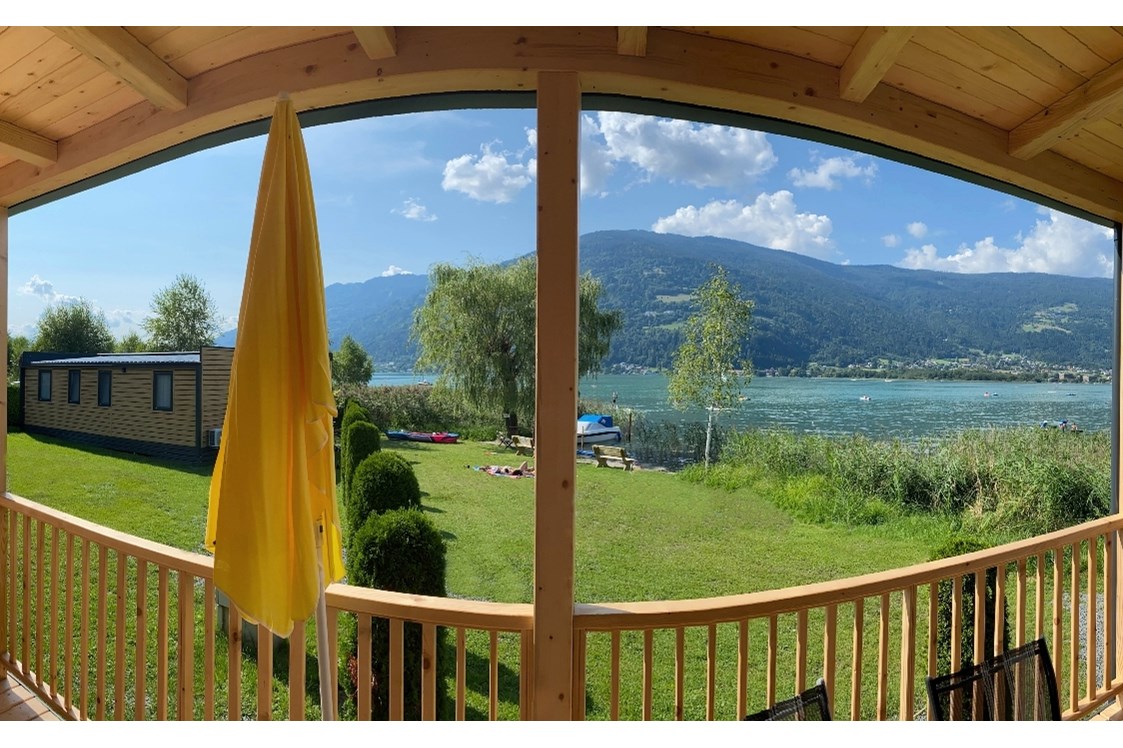 Glampingunterkunft: Ist das nicht schön? - Premium Mobilheime mit Terrassen am Terrassen Camping Ossiacher See