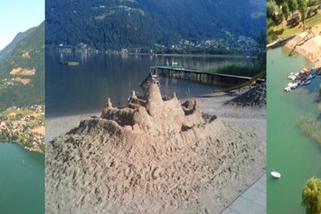 Glampingunterkunft: Sand und Strand - Bungalow mit Terrassen am Camping Ossiacher See