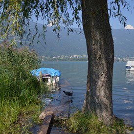 Glampingunterkunft: Romantik - Bungalow mit Terrassen am Camping Ossiacher See