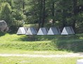 Glamping: Die Shelter am Waldrand - Camping Attermenzen