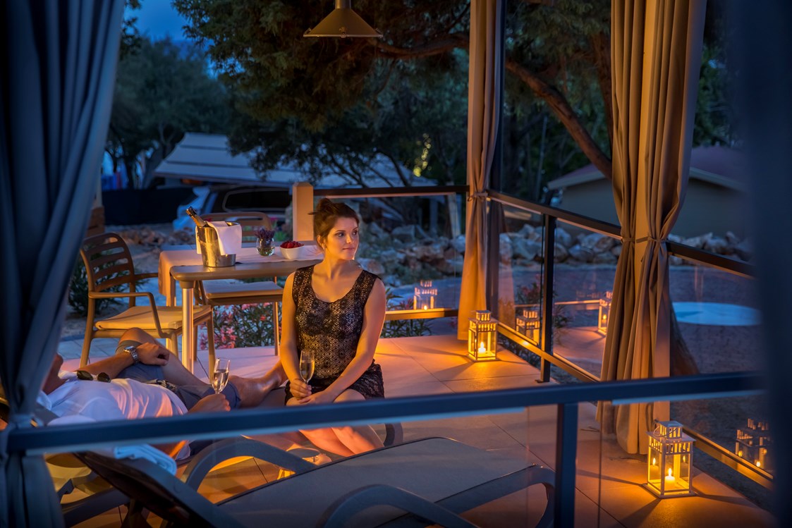 Glamping: Romantische Abende mit schöner Aussicht - Krk Premium Camping Resort - Valamar