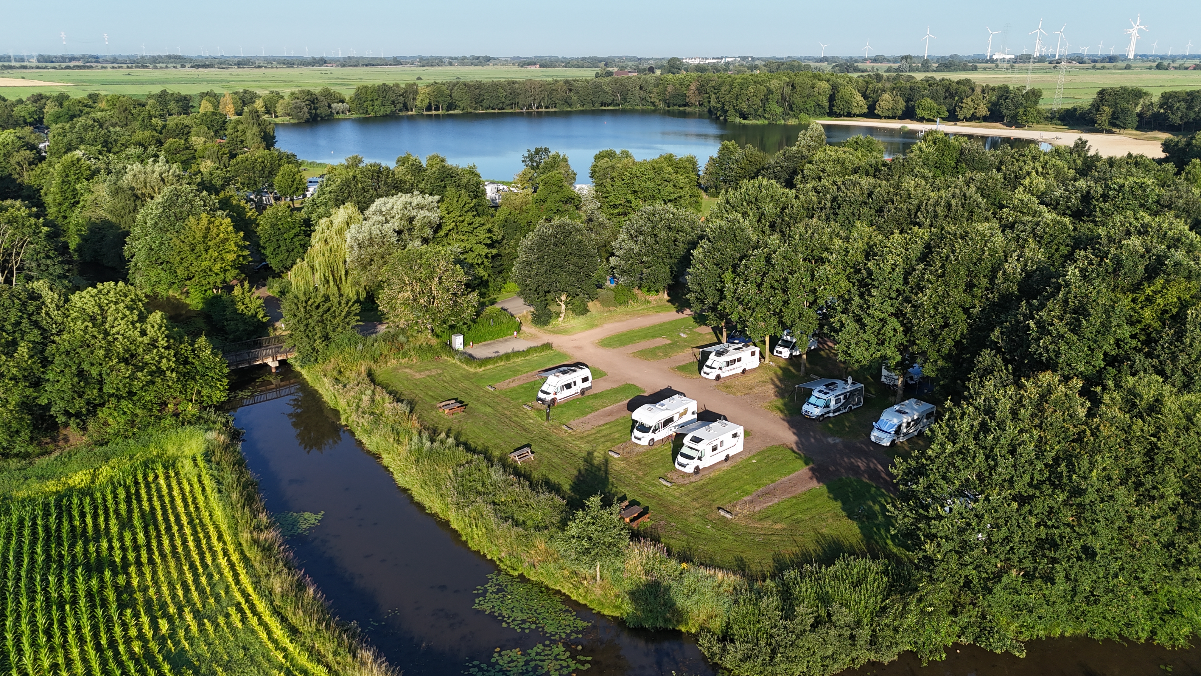 Luksuzno kampiranje - Ostfriesland - Der Campingplatz am Emsdeich in Westoverledingen Ostfriesland. Urlaub inmitten der Natur für die ganze Familie! - Freizeitpark "Am Emsdeich"