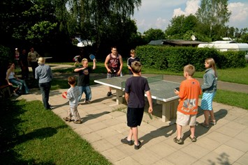 Glamping: Tischtennis - Camping Schüttehof
