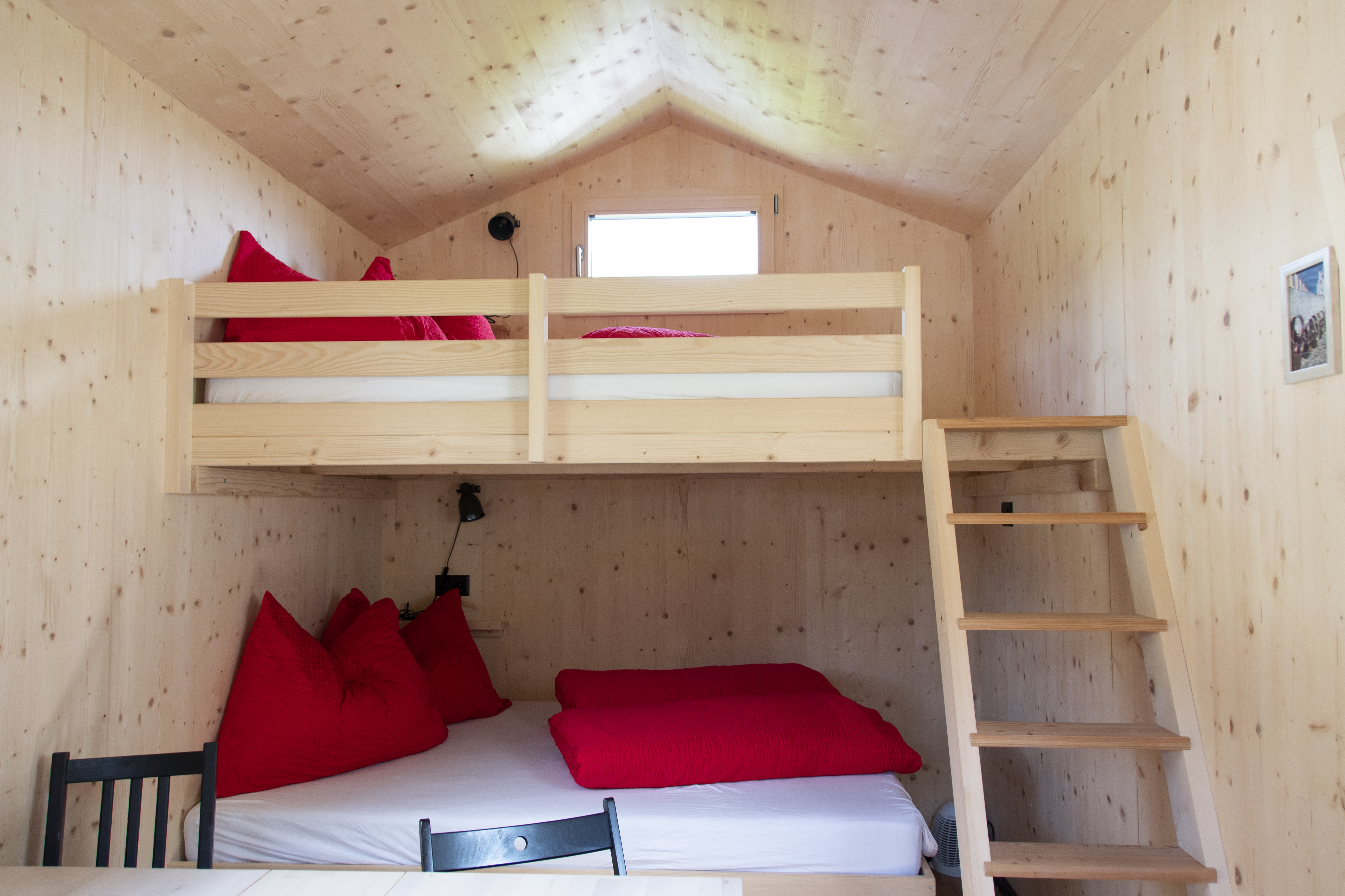 Glamping: Chamonna Jaura innen - Camping Muglin Müstair