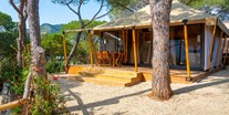 Luxuscamping - Restaurant - Glamping Tent Boutique auf Camping Lacona Pineta - Camping Lacona Pineta Insel Elba Italien Toskana