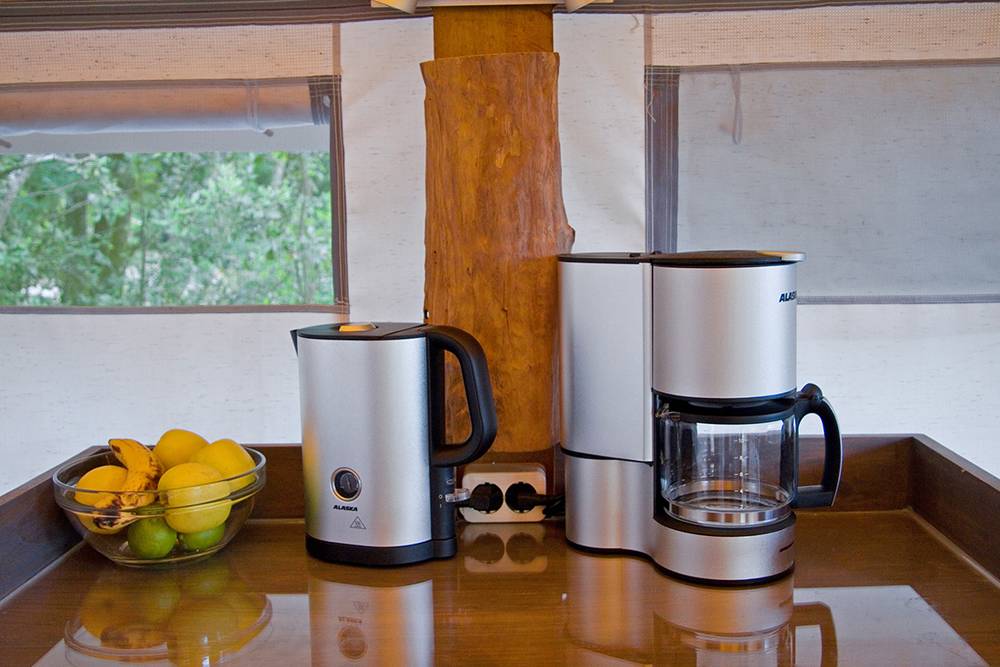 Glamping: Ausstattung Küche - Italy Camping Village - Suncamp