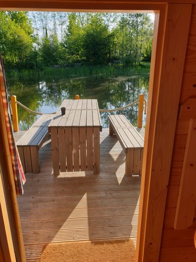 Glamping: Blick vom Troll - Glamping Heidekamp
