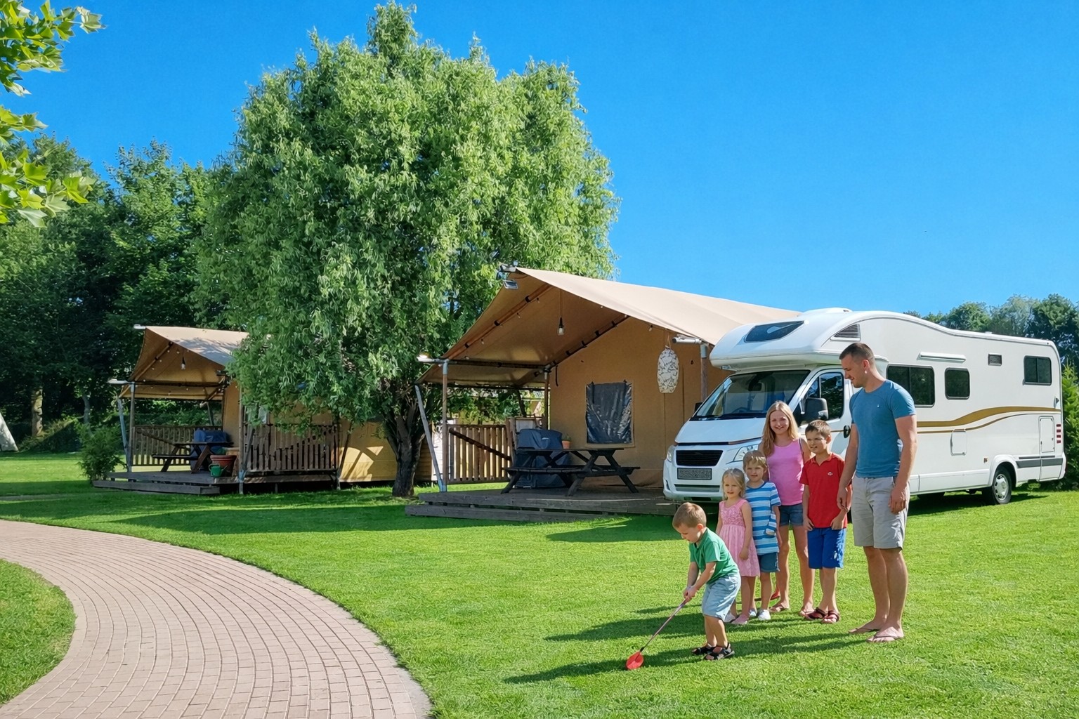 Luxe kamperen - Kategorie der Anlage: 5 - Duitsland - Zeltlodge - Glamping Heidekamp