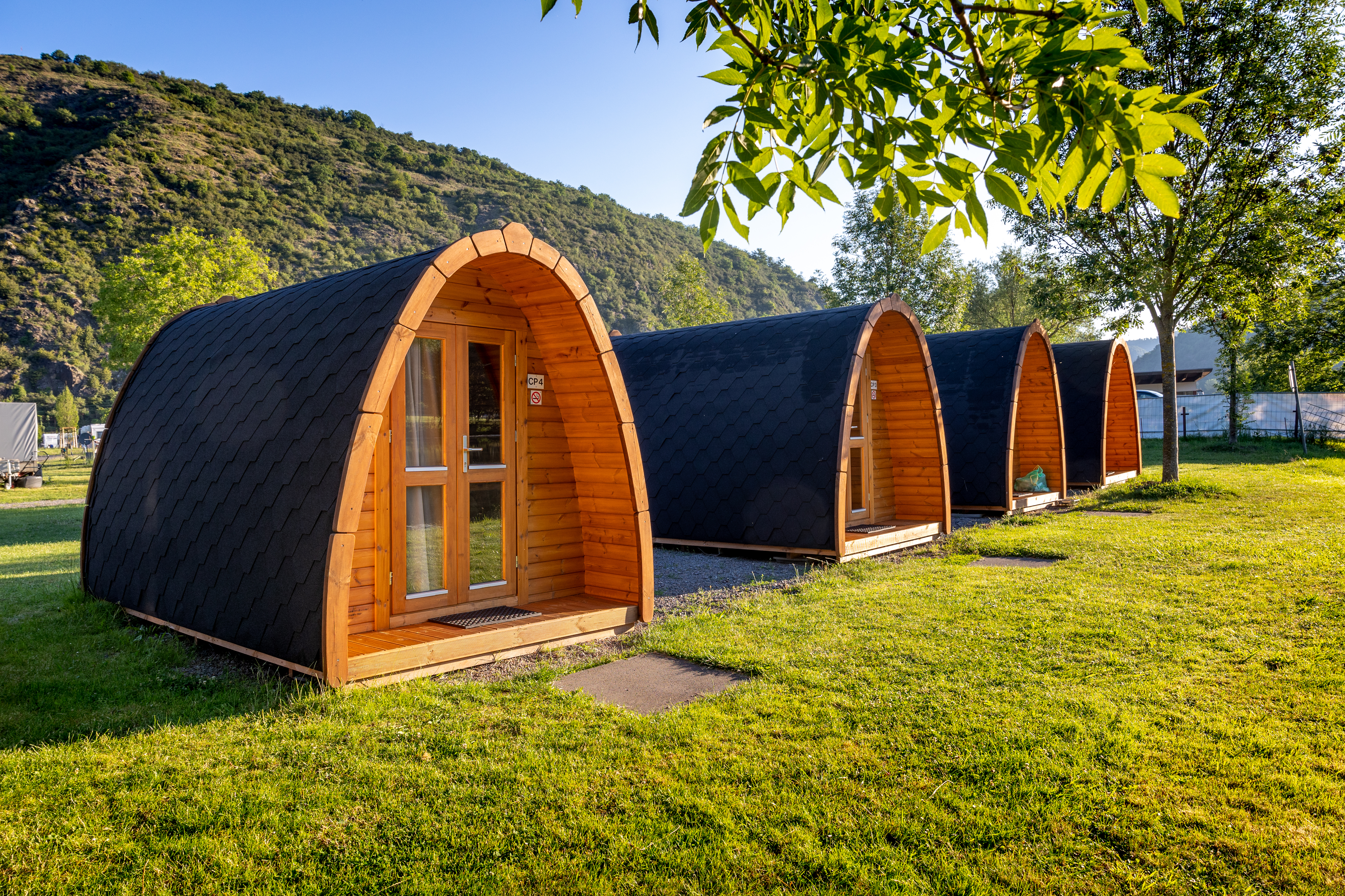 Luxe kamperen - Umgebungsschwerpunkt: am Land - Campingplatz Mosel Islands