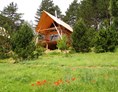 Glampingunterkunft: Cahutte in gruener Natur - Cahutte für naturnahe Ferien auf Camping Huttopia Versailles