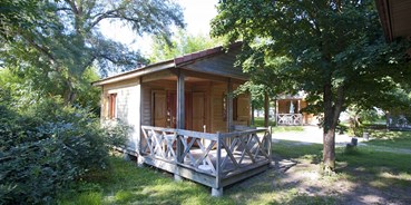 Luxuscamping - Centre - Chalet - Chalet Decouverte für 4 Pers. auf Camping Huttopia Les Chateaux