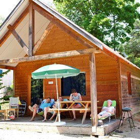 Glampingunterkunft: Chalet Indigo - Chalet Indigo für 6 Personen auf Camping Indigo Strasbourg