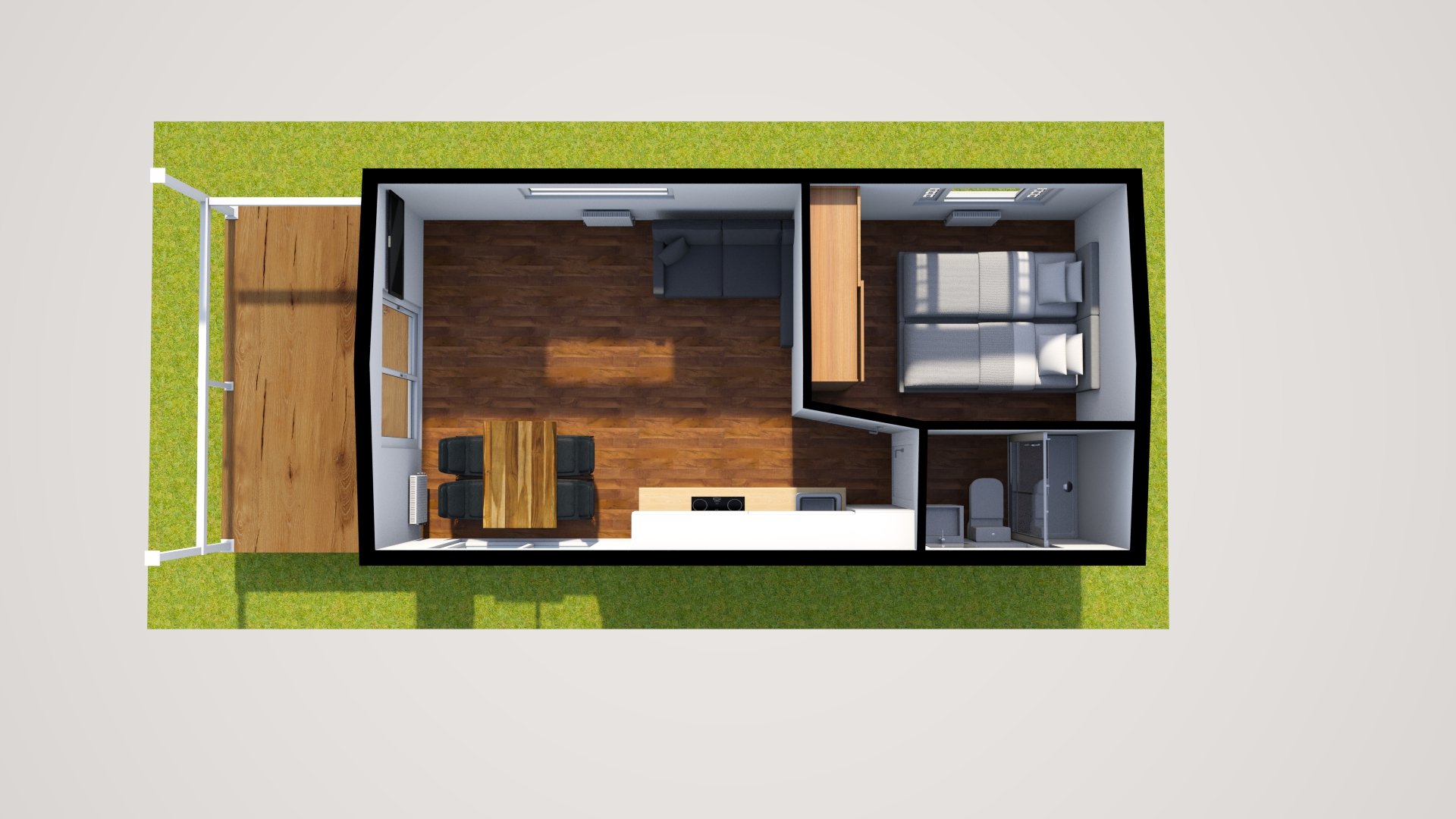 Glampingunterkunft: Mobilheim mit Seeblick an der Flensburger-Förde